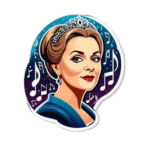 Design samolepky s operní pěvkyní Štefanem Margitou