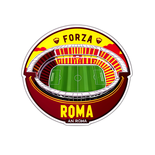 Artistieke weergave van AS Roma's stadion
