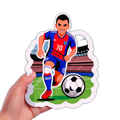 Vlad Dragomir pe terenul de fotbal