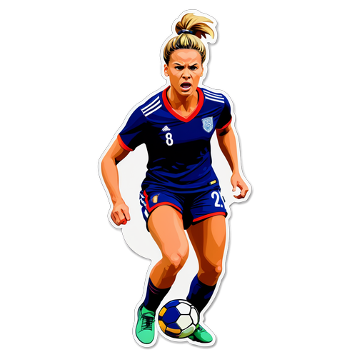 Caroline Graham Hansen: Dribbling for Glory – En Sticker som Inspirerer!