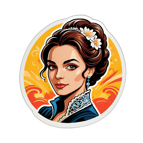 Sticker de Claudia Ciardone en estilo artístico