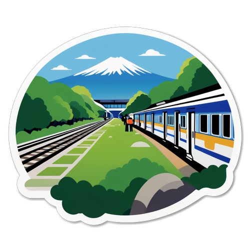 東山線の風景イラスト