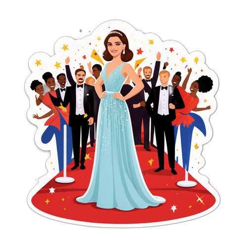 Daniela Brzobohatá na červeném koberci