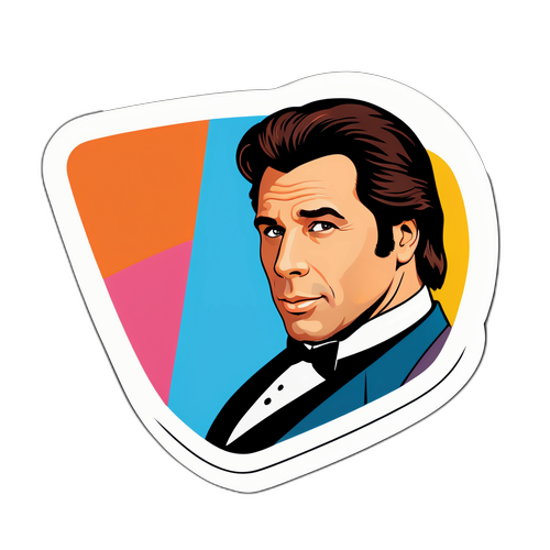 Retro stílusú John Travolta karakterek matricái