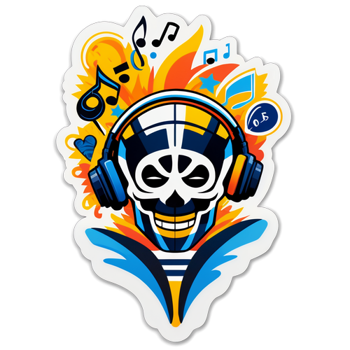 Stiker Musik dan Olahraga
