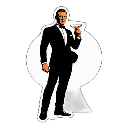 Silhouette Elegante di James Bond