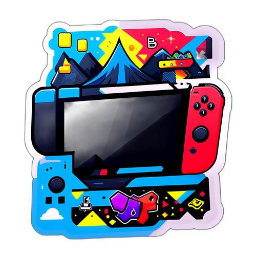 Switch 2遊戲主機創意貼紙