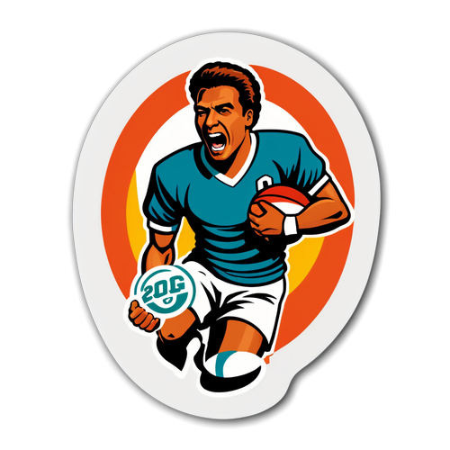 Retro Futbol Sticker - Konferans Ligi Coşkusu