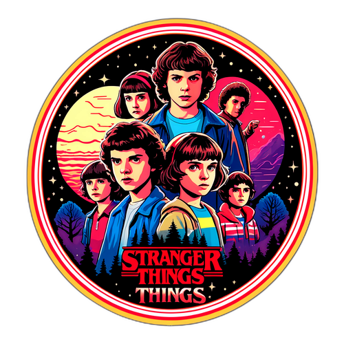 Sticker für das Stranger Things Universum