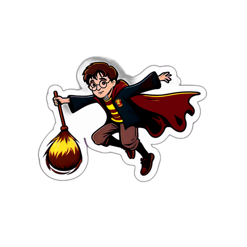 Magisk klistremerke av Harry Potter