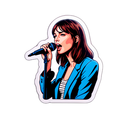 Charlotte Cardin en pleine performance