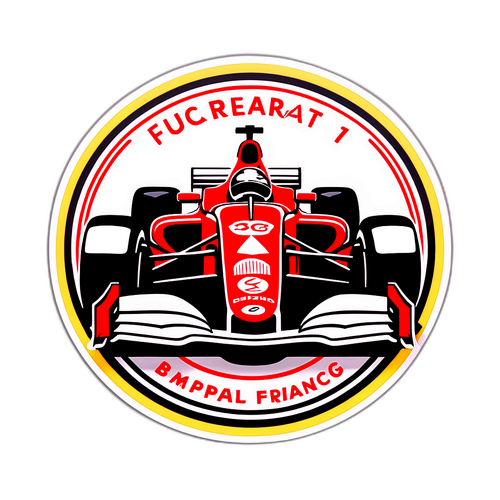 Autocollant Vintage F1