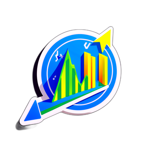 Adesivo que destaca a alta do dólar