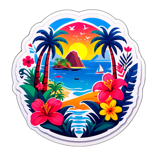 Insula Iubirii - Sticker