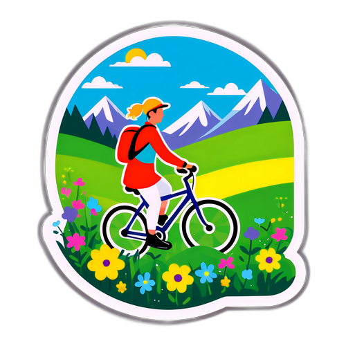Jenny Rissveds i en blomstrande äng