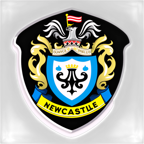 Paixão e Emoção: O Escudo do Newcastle em Festa