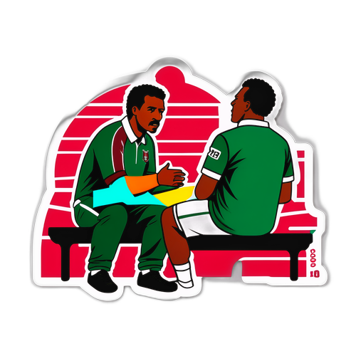 Ilustrações do técnico do Fluminense em ação