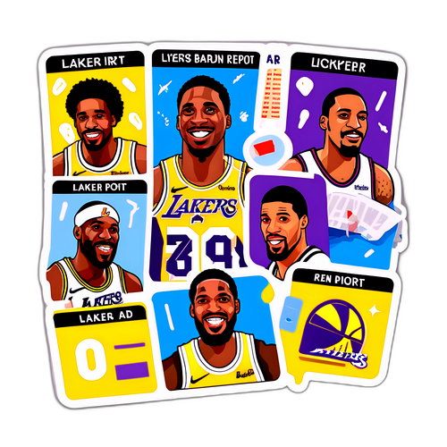 Sticker ng Pinakahuling Ulat sa Sakit ng Lakers