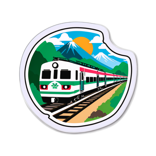 筑波エクスプレス列車ステッカー