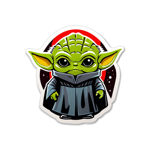 Stílusos Yoda matrica