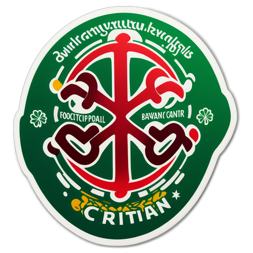 Sticker simbol rivalitate Celtic - Bayern