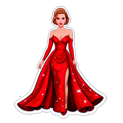 Glamouröse Scarlett Johansson auf dem Roten Teppich