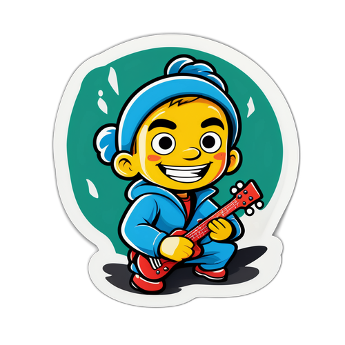 Vojta Kotka jako cartoon postava