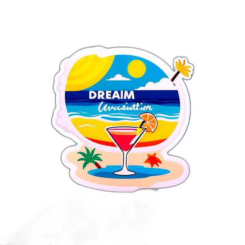 Sticker de plajă din Aruba