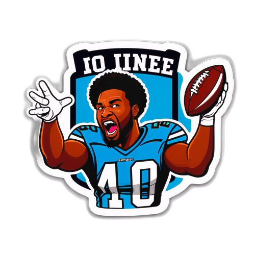 Bold Kelvin Sheppard Celebration Sticker
