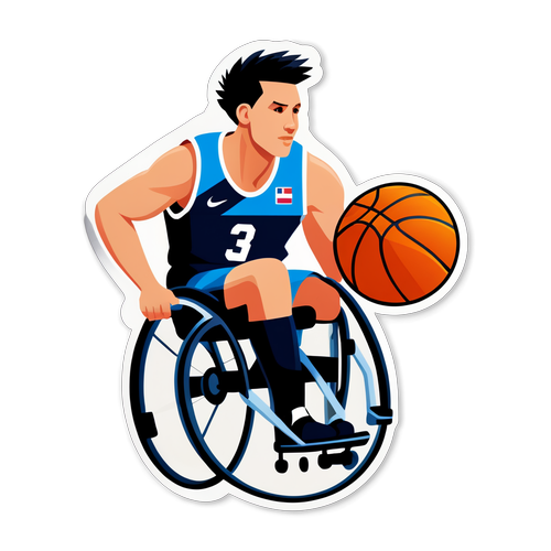 Bùng Nổ Cảm Xúc: Sticker Độc Đáo Cho Giải Vô Địch Bóng Rổ Xe Lăn Paralympic!