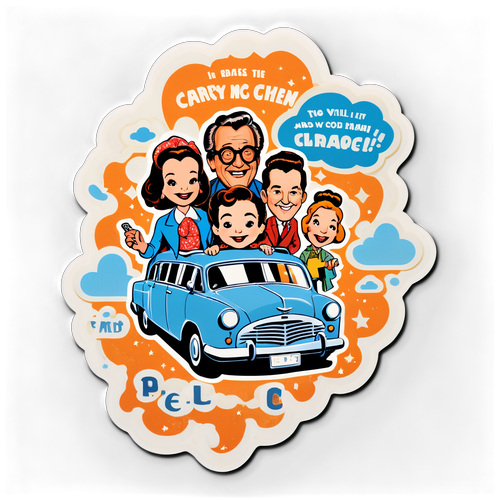 Sticker Lucu dari Siri Filem Carry-On