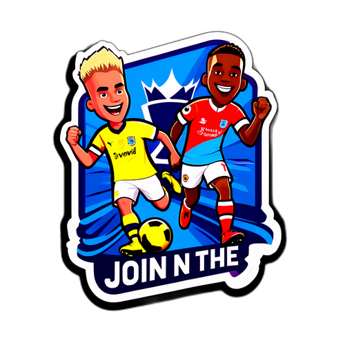 Stiker Logo Premier League yang Ceria