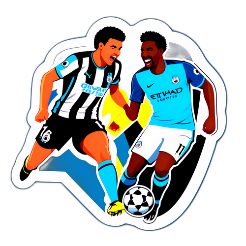 Sticker ya Nguvu ya Mechi ya Newcastle dhidi ya Manchester City