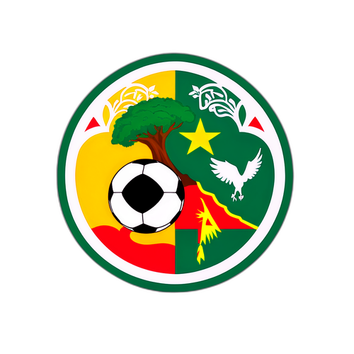 Stiker Pertandingan Pantai Gading vs. Kamerun