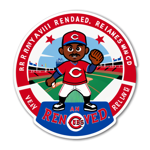 Rivalry Renewed: Reds vs. Cubs Face-Off Sticker