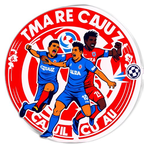 Stiker Pertandingan Energi Tinggi Toluca vs Cruz Azul