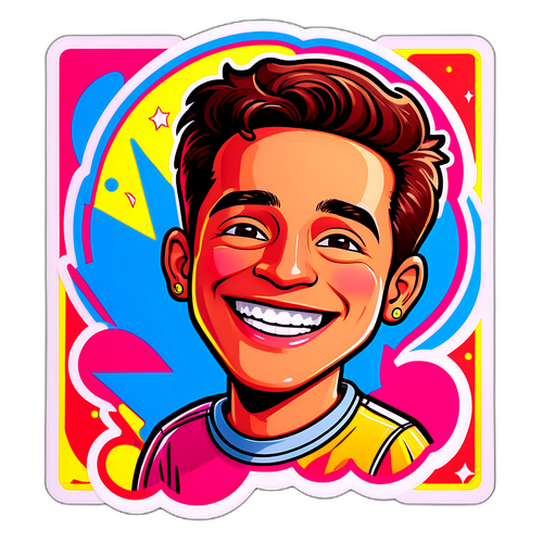 Adesivo Divertente di Milo Infante