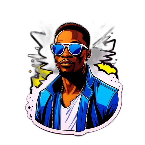 Şık Güneş Gözlüklü Yan Diomande Sticker