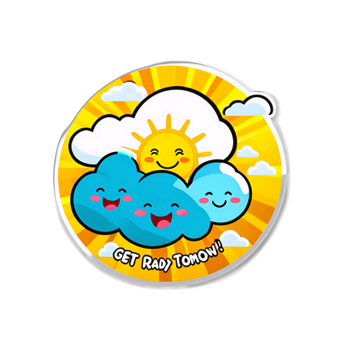 Sticker Animado do Tempo