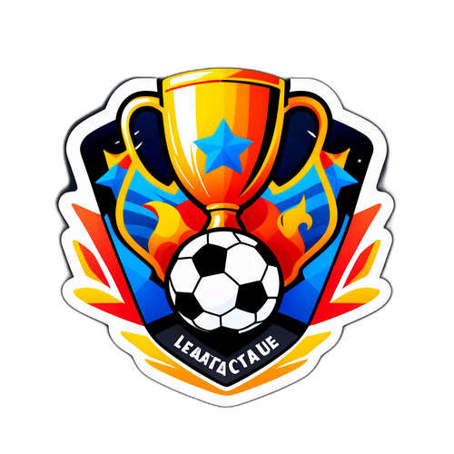 Ilustrasi Ceria Unsur Sepak Bola Fantasi