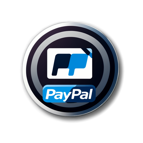 Overraskende Betaling! Få Sikkerhed og Bekvemmelighed Med Dette Stilfulde PayPal Klistermærke!