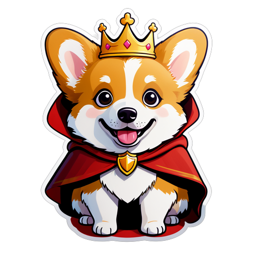 Il Corgi Royale: Scopri il Possente Potere di Questo Adorabile Piccolo Re!