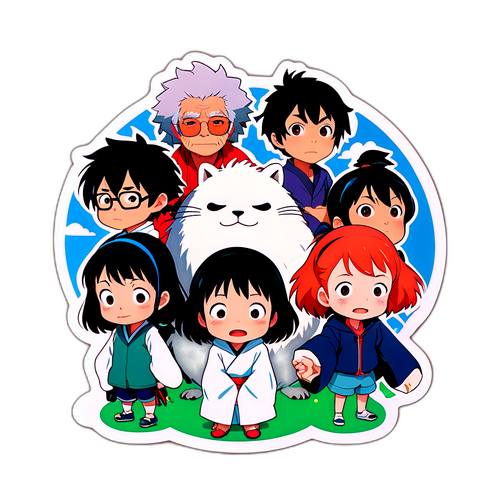 有名キャラクターのシーンを細田守のアニメーションスタイルで再現