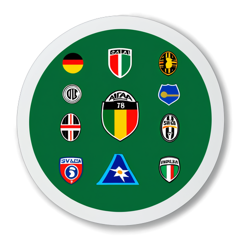 Thiết kế sticker với biểu tượng Serie A