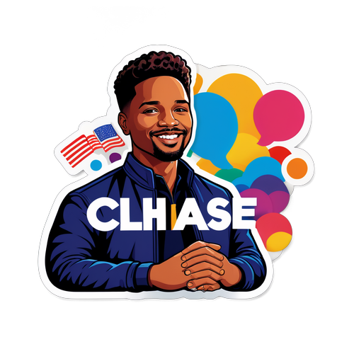 Chase Oliver: Ang Sticker na Nagdiriwang ng Inclusivity at Politikal na Pag-unlad!