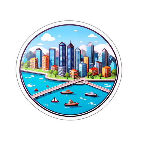 Gerçekçi Şehir Planı Sticker'ı (TOKİ Projeleri)