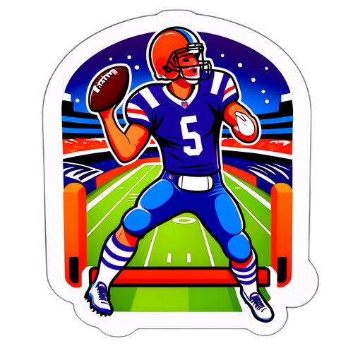 Pelekat Bertemakan NFL yang Ceria