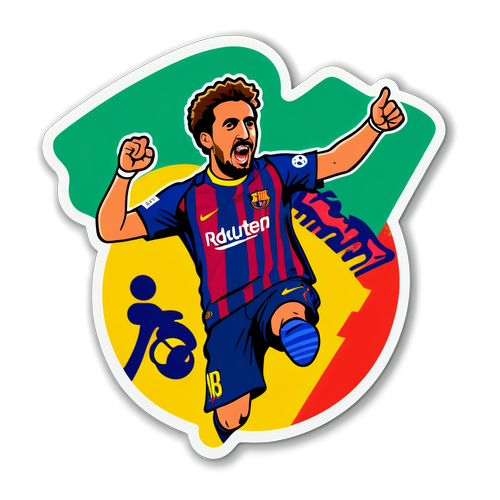 Leikkisä Barcelona – Real Betis -tarra