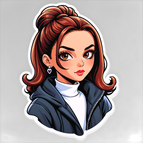 Bianca Censori Tarzında Sokak Modası Stickerı