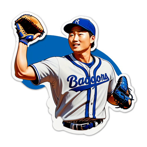 Ha-Seong Kim Baseball Sticker